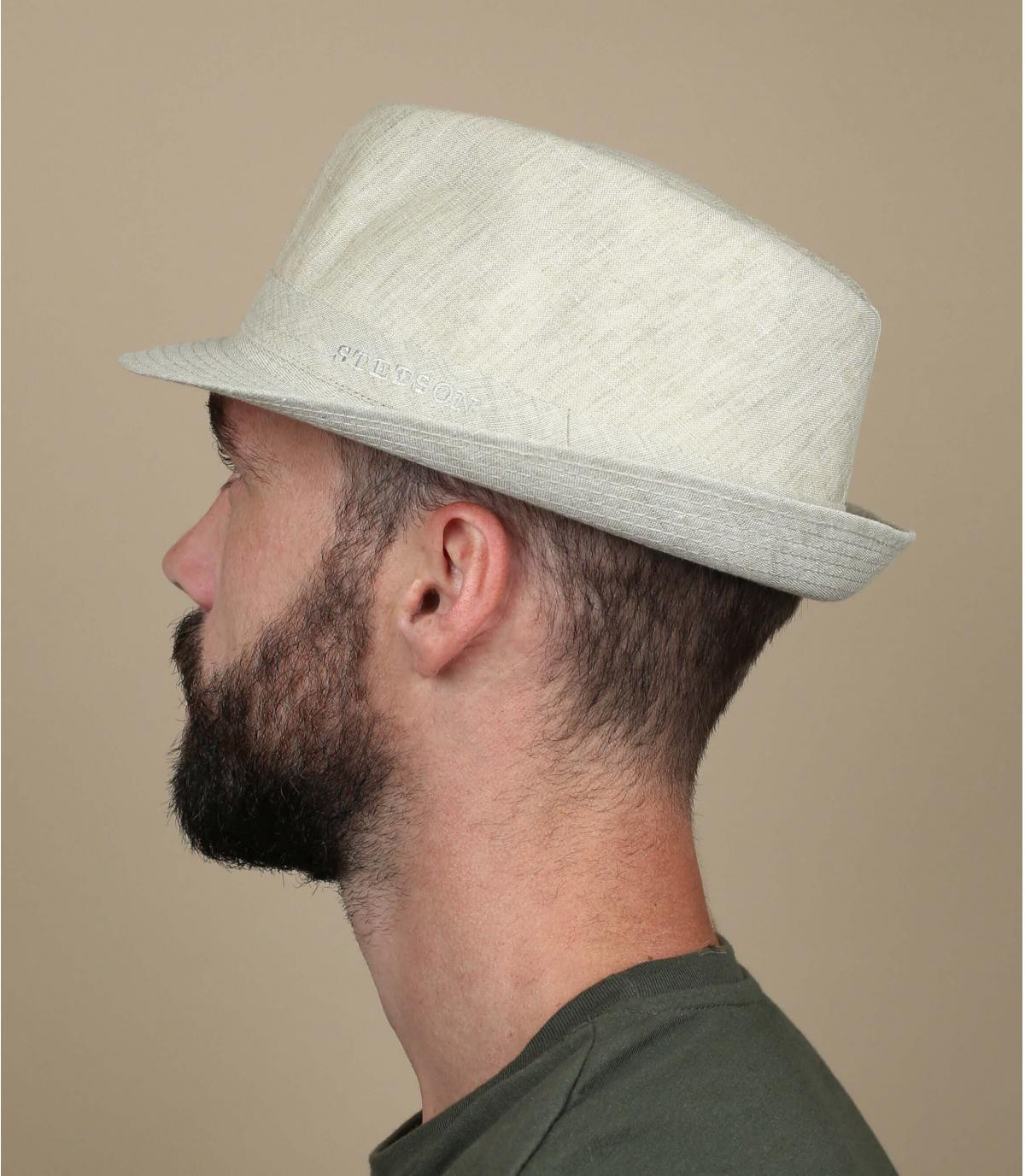 Summer hat linen Geneva cream linen